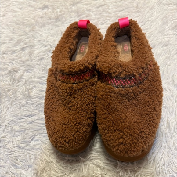 UGG TAZZ BRAID PLATFORM SLIPPERS HARDWOOD - Picture 5 of 16